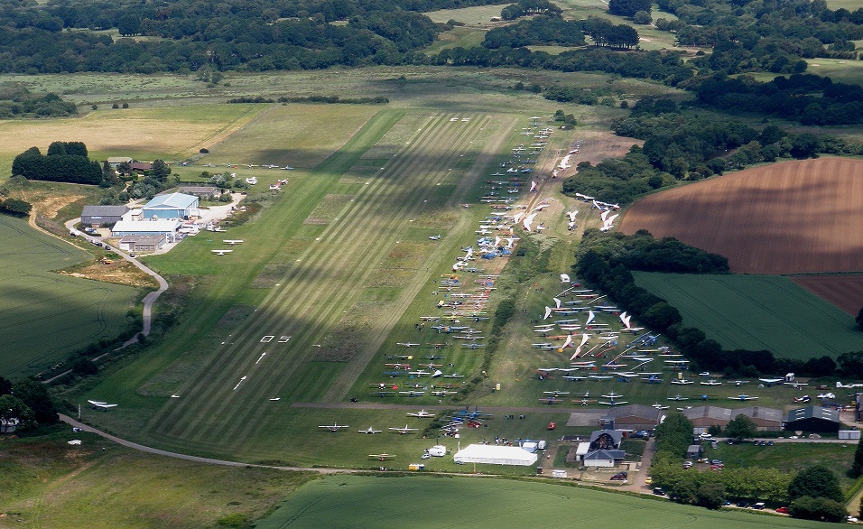 Wingwalk on the Isle of Wight, Hampshire, with Ethel Dares Wingwalking